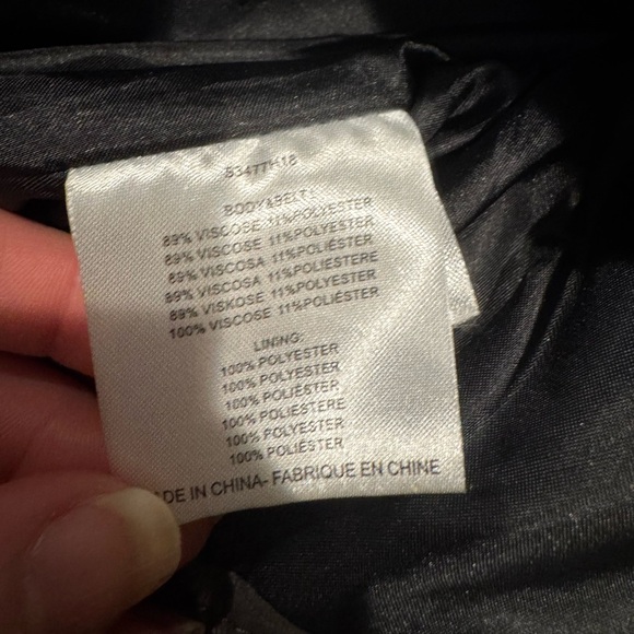 Molly Bracken Gray Women's Skirt with Belt NWOT - Picture 6 of 6